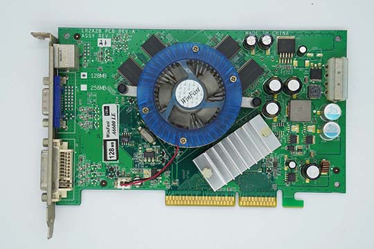 丽台Winfast A6600 LE 128MB显示卡（nVIDIA GeForce 6200芯片）